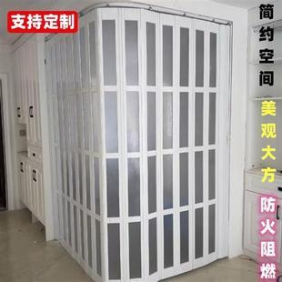 弧形轨道折叠门卫生间移门推拉门厨房燃气验收室内商场隔断商铺门