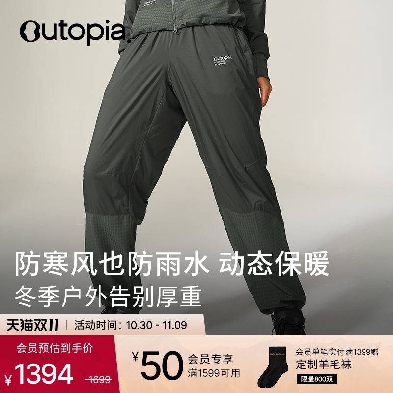 SolarShield防风抓绒裤