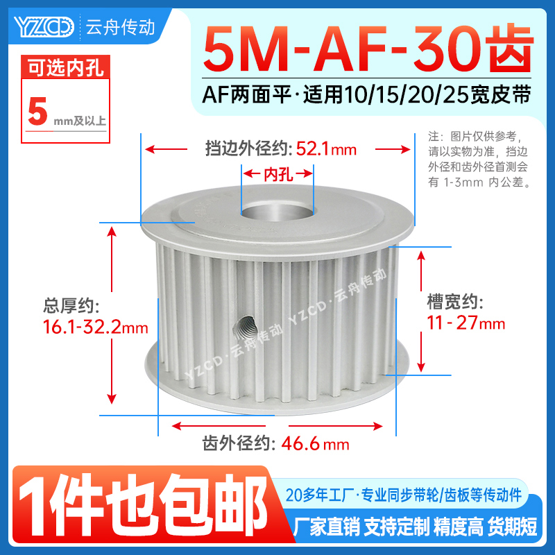 5m同步轮AF厂家直销1件包邮