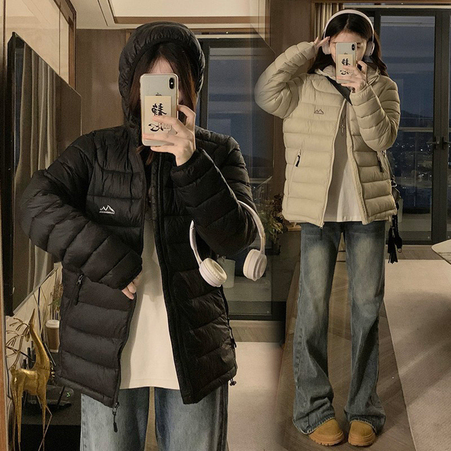 棉服女冬季新款2025年韩版排骨学院轻薄情侣棉衣保暖加厚外套棉袄,女装/女士精品,棉衣/棉服,淘宝优惠券,粉丝福利购,淘宝优惠卷