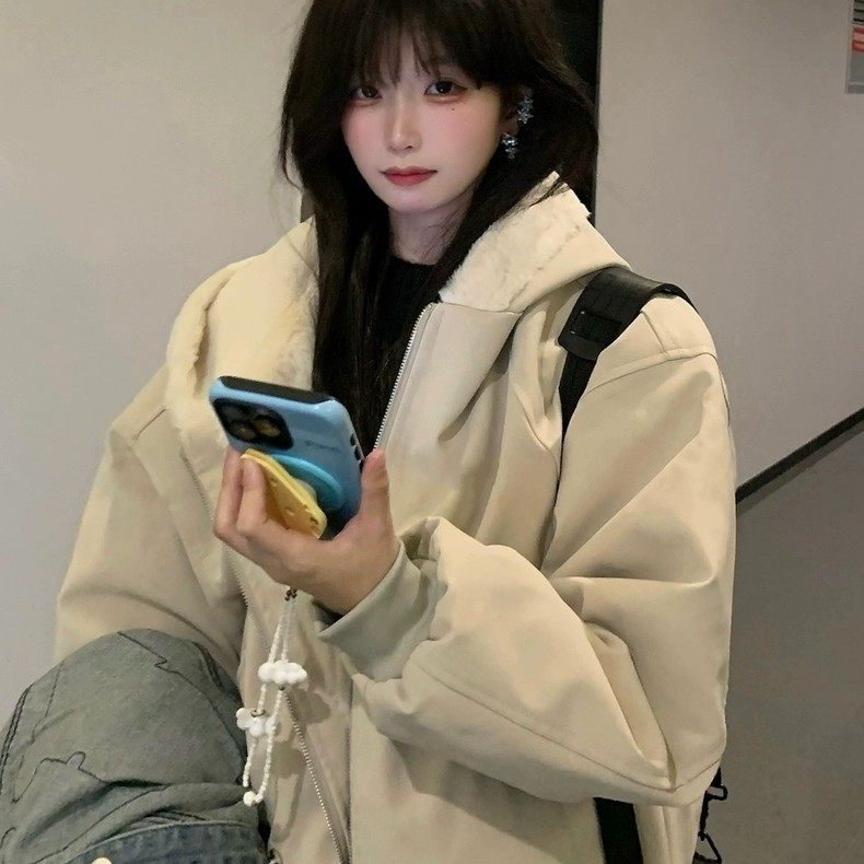 2025超火巨好看的冬装外套棉服女短款小个子加绒加厚保暖连帽棉袄,女装/女士精品,棉衣/棉服,淘宝优惠券,粉丝福利购,淘宝优惠卷