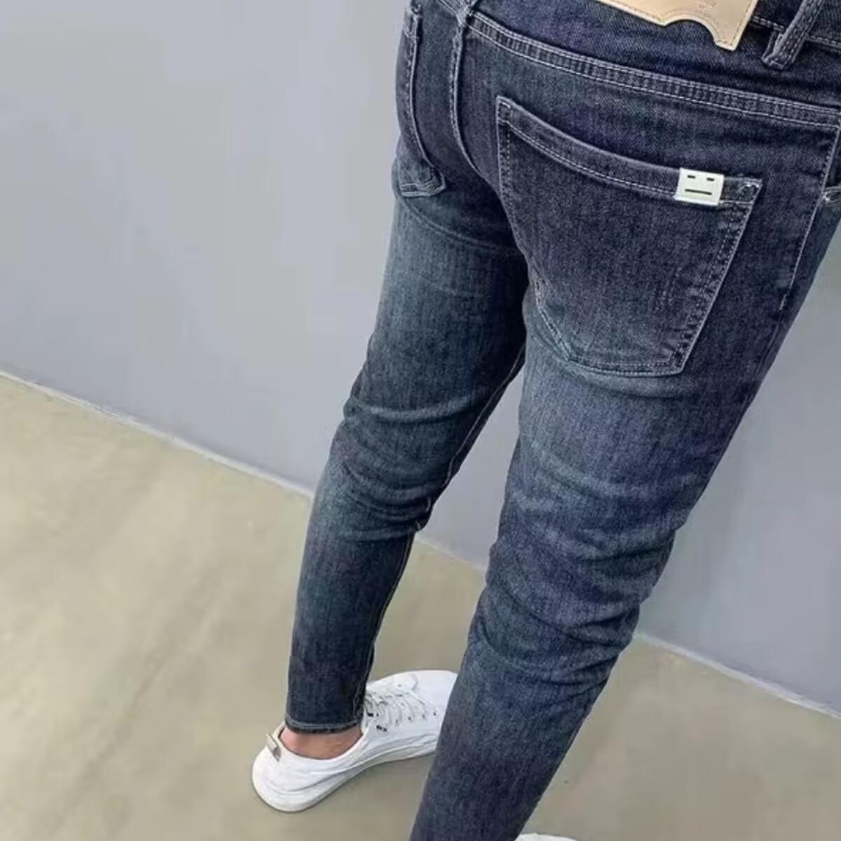 长裤牛仔裤春秋拉链水洗四季通用