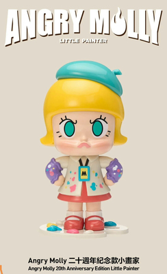 POP MART泡泡玛特Angry Molly原火毛绒挂件公仔茉莉MOLLY二十周年
