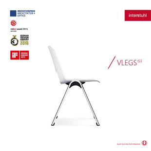 红点奖椅德国进口interstuhl培训椅访客椅可堆叠椅【货期120天】