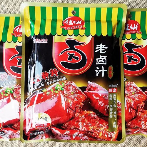 重庆佳仙第卤感老卤汁五香味香辣味200g卤猪蹄猪耳朵川味卤不辣