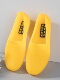 雨鞋 软胶工地水鞋 防水防滑低帮男士 牛筋胶鞋 黄色劳保建筑工胶鞋