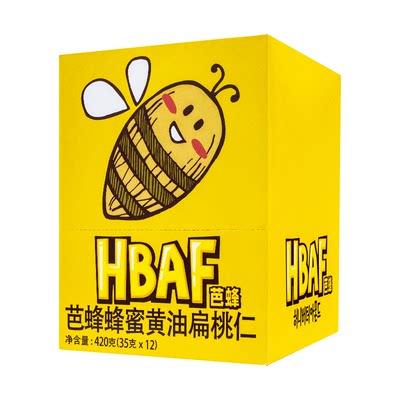 蜂蜜黄油扁桃仁HBAF/芭蜂