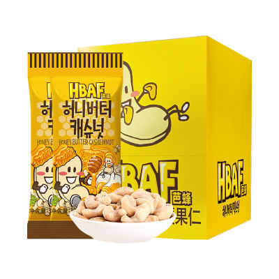 HBAF/芭蜂腰果仁韩国蜂蜜黄油味