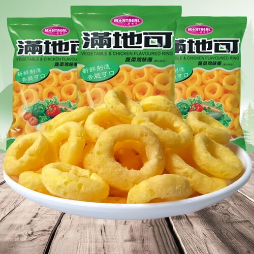满地可蔬菜鸡味圈75g儿时怀旧