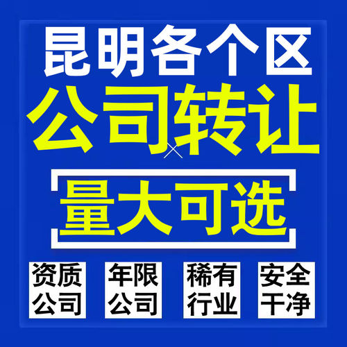 昆明公司股权转让收购买科技贸易教育传媒咨询类公司营业执照注册