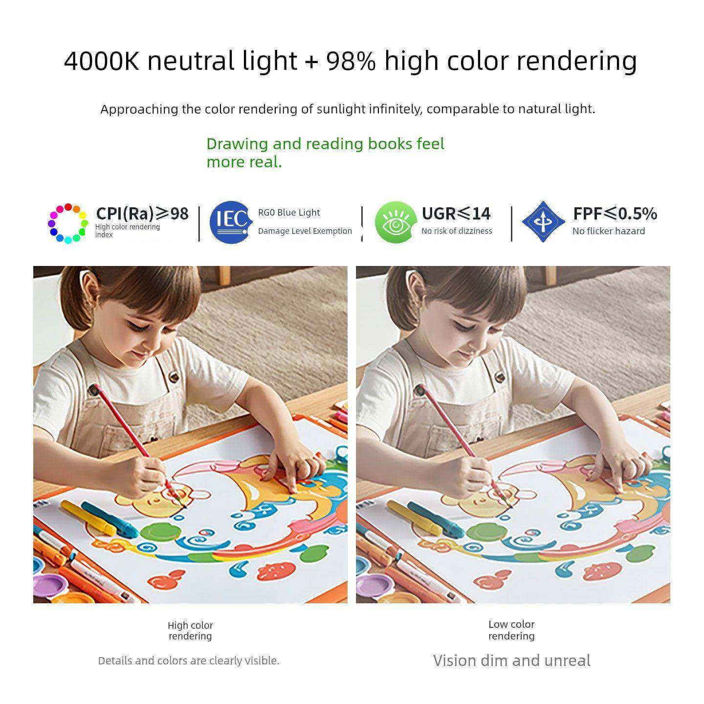 玉光儿童护眼台灯YG1605全光谱夹读客厅卧室床学头习阅立式桌面式,家装灯饰光源,护眼夹灯,淘宝优惠券,粉丝福利购,淘宝优惠卷