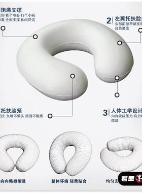 工厂U型枕枕太芯u枕77278U颈慢回弹空记忆棉聚氨酯型枕枕枕芯