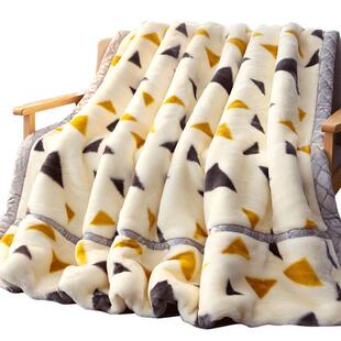 加拉尔毛毯冬季厚单youyi-yl人学生宿舍春盖毯秋珊瑚法舍兰绒毯子