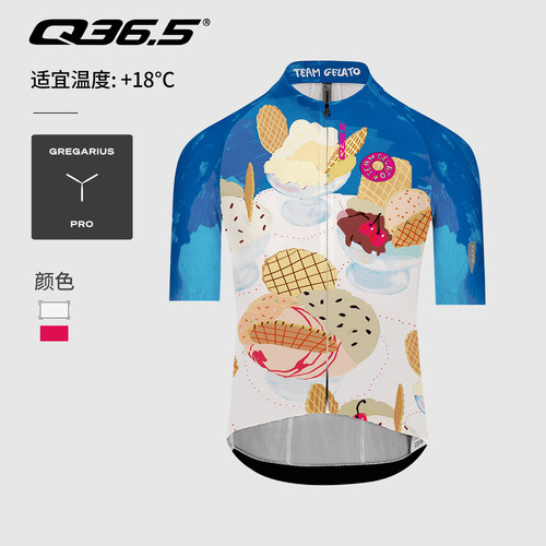 Q36.5意大利骑行服男26夏季新款骑行短袖Pro Team Gelato Jersey