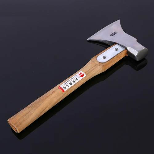 新款直销热卖加固白锤斧 锻打全钢木柄多功能木工斧 家用劈柴手斧