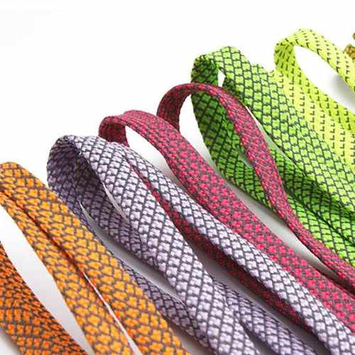 新款直销直供8mm反光鞋带潮流扁带休闲运动鞋用配饰帽子优质织带