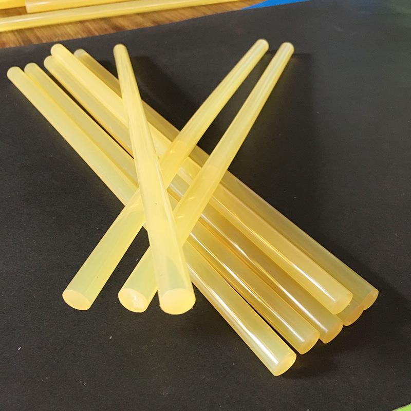 新款直销黄色半透明热熔胶棒 eva热熔胶胶棒胶条热熔胶棒11mm
