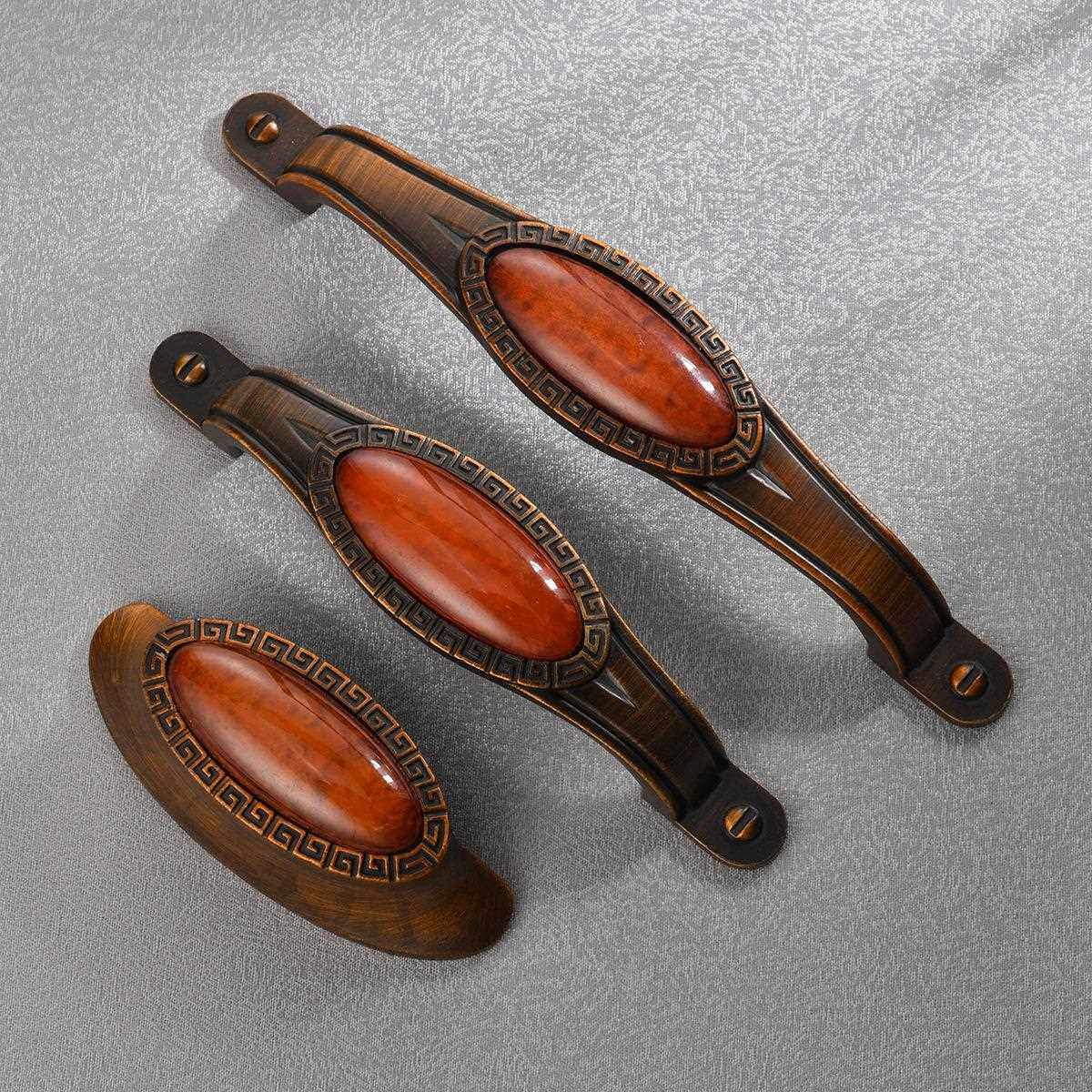 新款直销五金新欧式仿古单孔抽屉把手美式橱柜门把手抽屉拉手