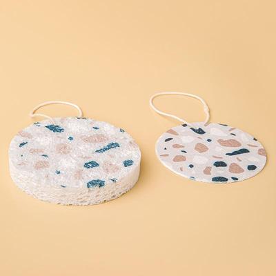 新款直销宜悦压缩木浆棉海绵擦厨房天然木桨不沾油洗碗神器木棉浆