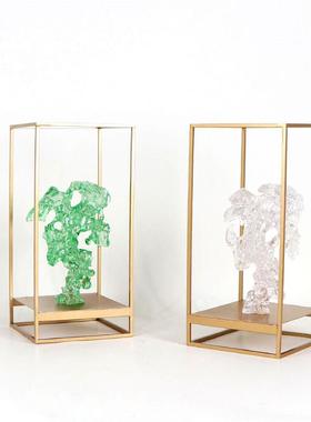 新款直销新中式创意树脂太湖石摆件样板间售楼部客厅茶几电视仿石