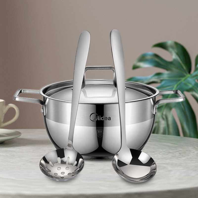 新款直销源头加厚圆尾火锅勺漏勺 创意款酒店餐厅家用过滤勺汤壳,厨房/烹饪用具,汤勺,淘宝优惠券,粉丝福利购,淘宝优惠卷