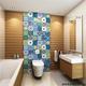 摩洛哥风格 新款 饰贴纸 装 艺术创意厨房洗手间防水pvc自粘墙纸