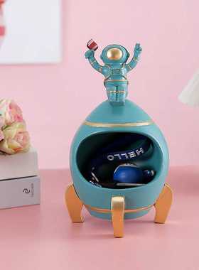 新款直销中式创意宇航员收纳客厅家居酒柜卧室入户桌面软装房装饰