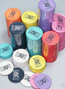 RollsRoyce劳斯莱斯高档德州扑克陶瓷筹码麻将打牌棋牌室专用全套