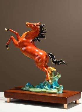 马导装到成功黄铜摆件领高档办公室饰老板DD002办公桌工艺品开业