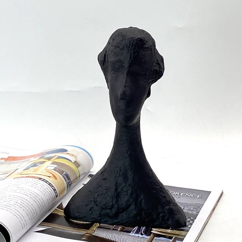现代抽象人物北欧艺术树脂人像雕塑摆件售楼处软装饰品玄关摆设i.