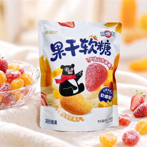 徐福记果干软糖360g 凝胶糖果【日期至2027.1.7】