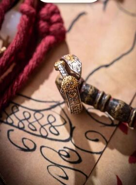 新款道家七星剑开口戒指