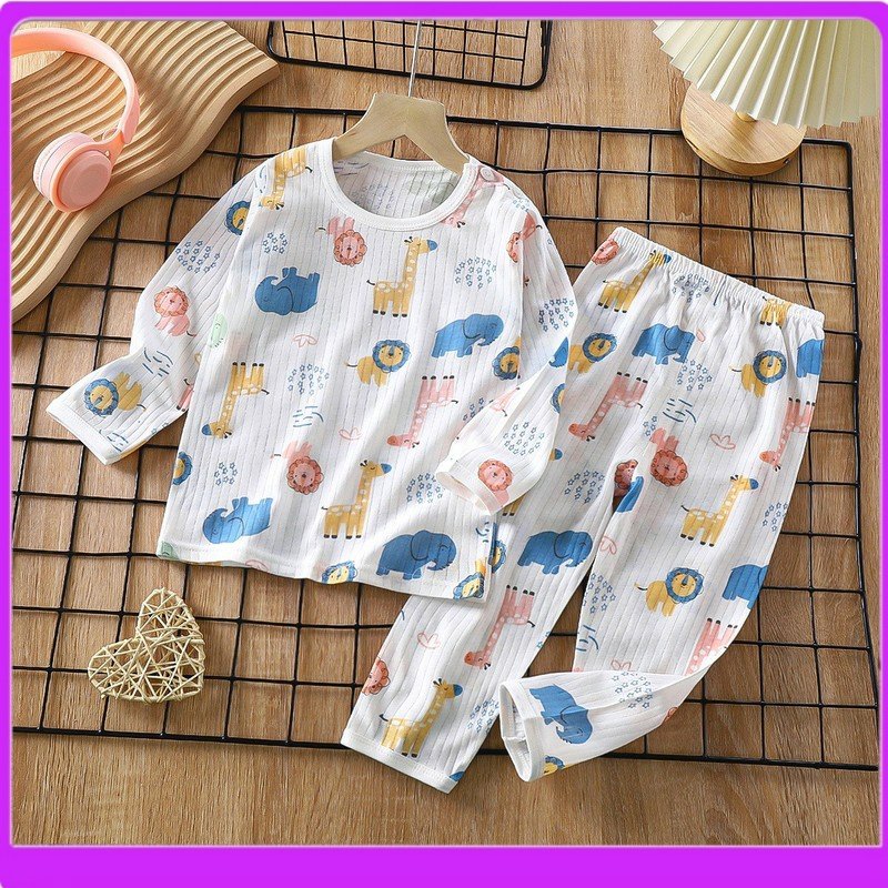 品牌清仓2024新款儿童纯棉家居服套装夏季长袖睡衣薄款空调服男女,童装/婴儿装/亲子装,家居服套装,淘宝优惠券,粉丝福利购,淘宝优惠卷