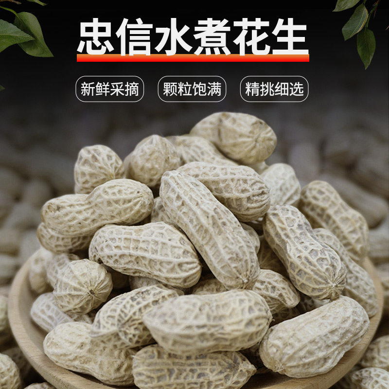 2024新货水煮花生河源忠信特产