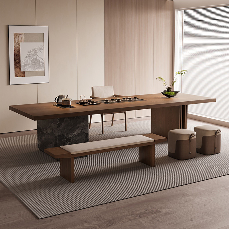 吉赠实木大板茶桌烧水壶一体嵌入式2025新款高端新型茶台客厅家用,住宅家具,茶几,淘宝优惠券,粉丝福利购,淘宝优惠卷