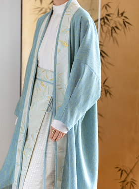 萃CUI「初晴」宋汉服元素国风改良褙子两片旋裙新中式小众原创女