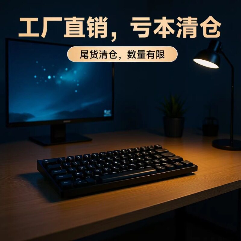 狼途清仓有线键盘青轴办公游戏竞技笔记本电脑键盘