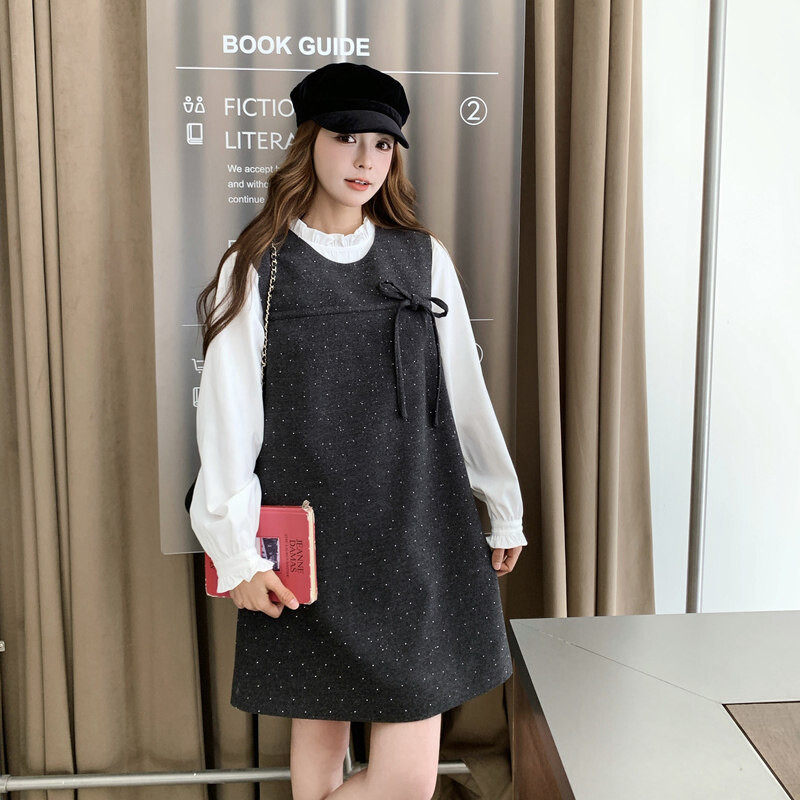 ！26春装新款 两件套衬衫 呢子裙瑞纺2D044-2703-P150-K248