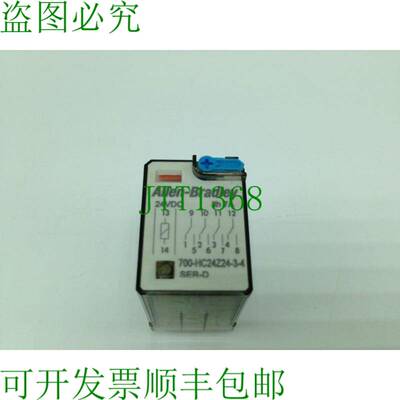 原装供应Allen-Bradley 700-HC24Z24-3-4 SER. D 继电器 24VDC,7A