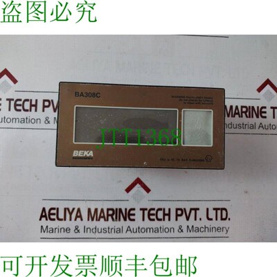 原装供应BEKA ASSOCIATES BA308C 3 1/2 数字显示器 00.0 至 100.