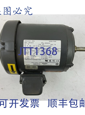 原装供应NIDEC U1E1D 电机 S402 3470RPM 1马力 208-230/460V FU