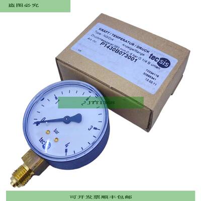TECSIS P1430B073001 Manometer 63mm 0-4bar G1/4B Druckmessger
