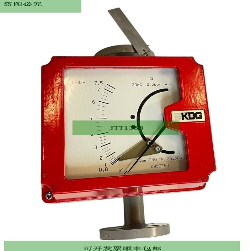 KDG Houdec Tipo 250 No 343504 0-75NM3/h Medidor De Flujo Par