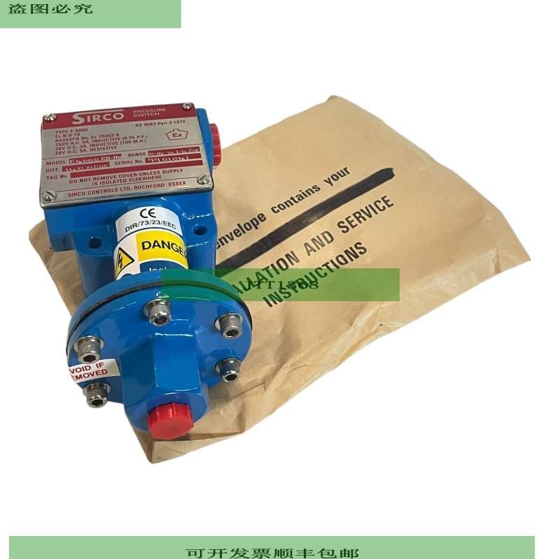 Sirco E4000 RB-AO Interruptor De Presión Para Uso Ind