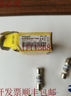 原装供应Bussmann Limitron保险丝 Cc FNQ-R-1-6(批量15件)