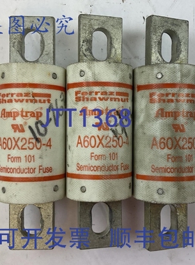 原装供应FERRAZ SHAWMUT A60X250-4 AMP-TRAP FORM 101 半导体保