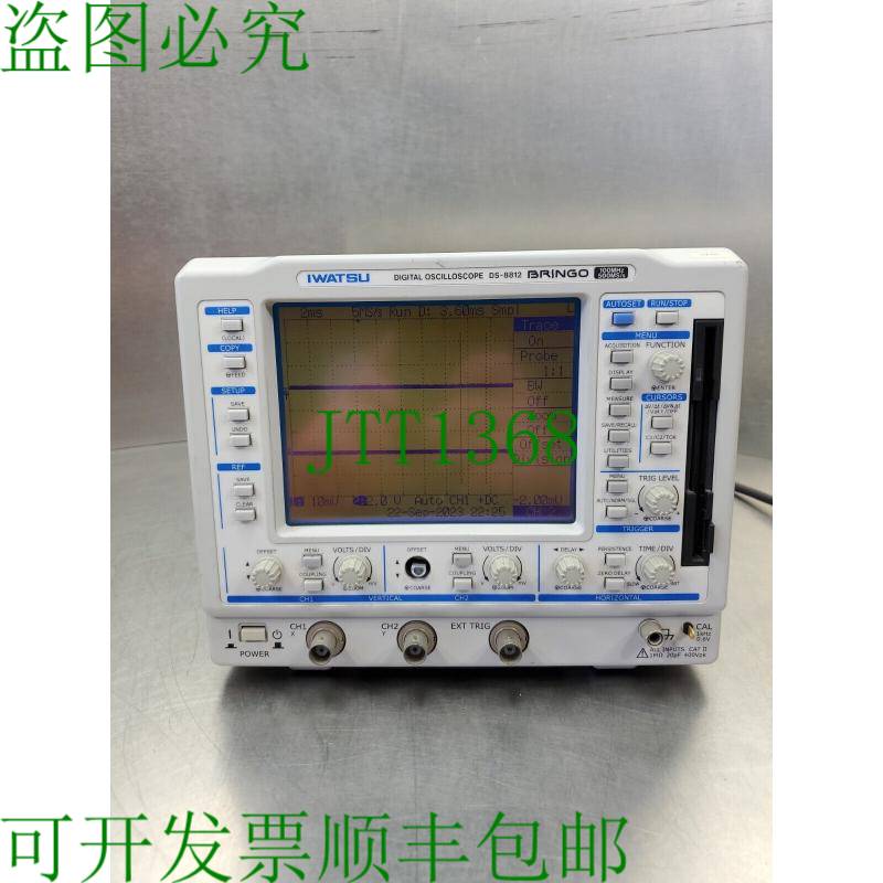 原装供应IWATSU DS-8812 100MHz 500MS/s 数字示波器。 4E-26