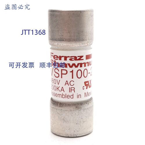 原装供应Mersen VSP100-2 浪涌保险丝,200kA 480VAC,8x20μs 响
