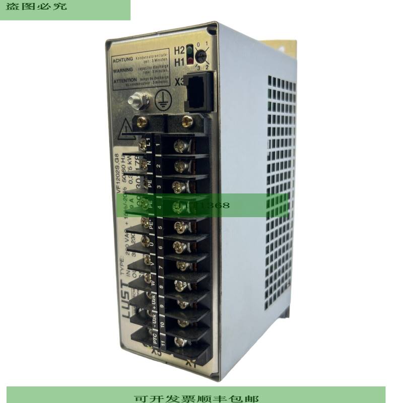 Lust Vf1202sG8 转换器输出3 x0-230V 19A 0375kW 输入 230VAC +1