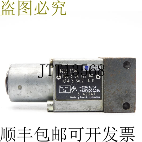 原装供应力士乐 REXROTH HED8OA12/100K14S 203373 250VAC 5A UNM
